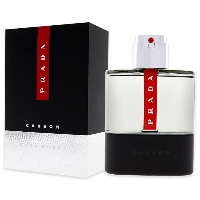 Prada Luna Rossa Carbon Eau De Toilette Spray 100Ml, Multi, 3.4 Ounce