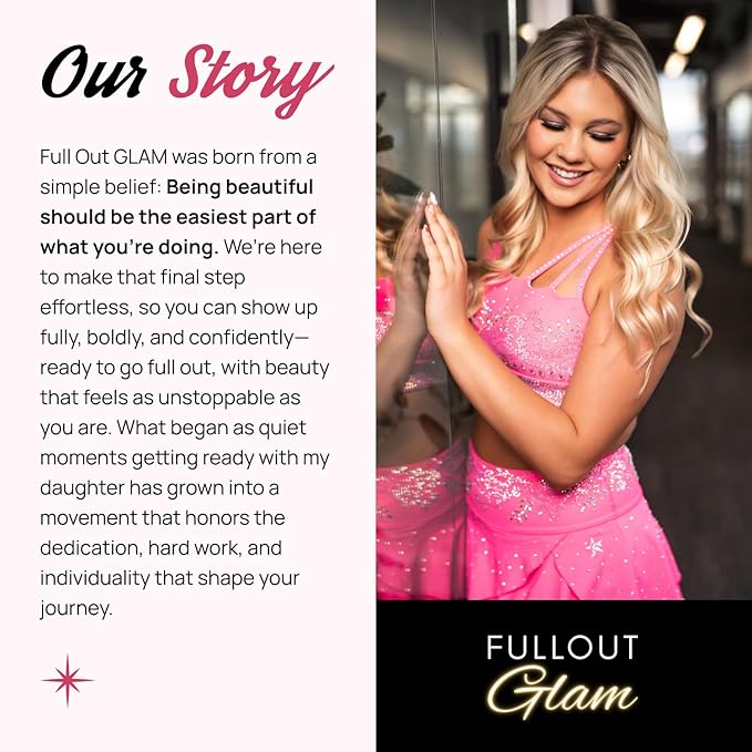 Full Out Glam Magnetic Eyelashes and Eyeliner Kit - Contains 3 Styles of Reusable Magnetic Lashes, LashMate Applicator, BackSpot Liner - Easy to Wear, No Glue Needed, Performance Gift Set