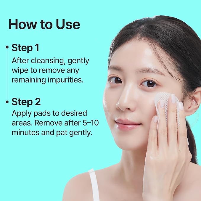 One Shot Pore Clear Pad, Clinically Proven Pore Care Toner Pad, Pore Fraxional Complex, Sebum Control & Exfoliation, pH 5.0 Hypoallergenic, 4.9 fl.oz (60 pads)