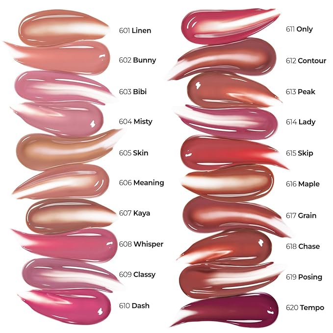 Laka Maxi Glayer Tint 3.8g/0.13oz., Glass Layer of Gloss, Ultra Glow & Vivid Layerable Pigments, High Shine Lip Oil, K-Beauty (#617 Grain)