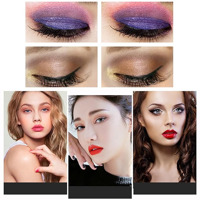 Professional All In One Makeup Kit Colorful 20 Eyeshadow, 6 Lip Glosses 3 Blushers 2 Powder 1 Concealer 1 Mirror 1 Brush, Long Lasting Beauty Full Makeup Set, Present Gifts for Girls Women