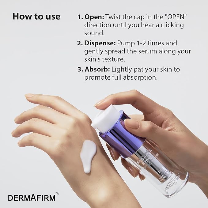 DERMAFIRM Bakuchiol Retinol Serum for Glass Skin with Niacinamide & Peptides | Daily Korean Skin Care for Sensitive Skin | Soothing Repair Toning Serum R4 for Glass Skin