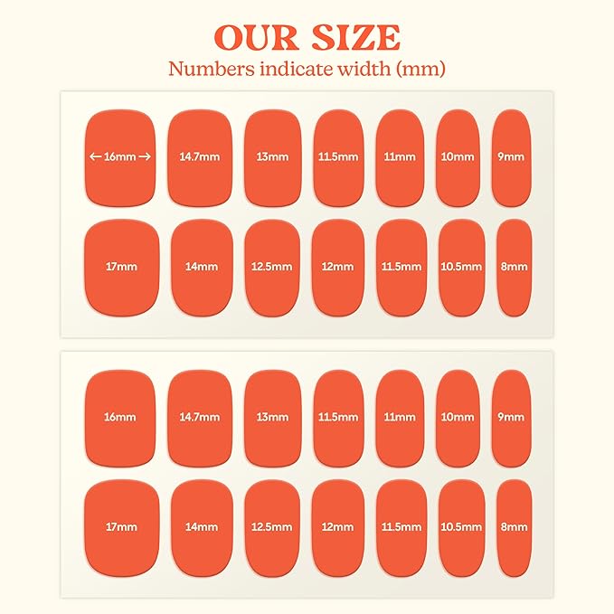 Heyhae Semi Cured Gel Nail Strips | No LED Lamp Needed | Fall, Marble, Brown | Easy Apply & Remove, Salon Quality | Includes 28 Strips, 1 Prep Pads, Nail File & Wooden stick - Hey, Shell Yeah