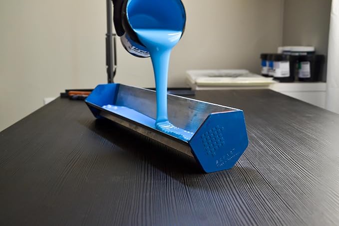 Ecotex® AP Blue Screen Printing Emulsion (Gallon - 128oz.) Pre - Sensitized Photo Emulsion for Silk Screens, Textiles, and Fabric - for Screen Printing Plastisol Ink, Screen Printing Supplies