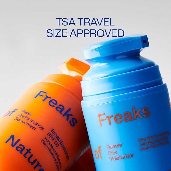 Endurance System Bundle | Deeper Dive Moisturizer Serum & Peak Performance SPF 50 | Hydrating, Firming, Sun Protection | Natural, Eco-Friendly, Reef-Safe, Cruelty-Free | All Skin Types