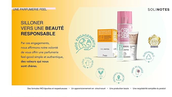 Solinotes Orange Blossom Perfume for Women & Men, 1.7 Fl Oz/ 50 ML Eau De Parfum, Delicate Floral and Soothing Scent with Premium Ingredients - Clean Perfume, Cruelty Free, Vegan, Made in France