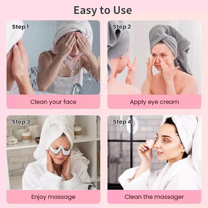 Under Eyes Red Light Therapy, Neodiva Therapy Advanced Under-Eye Renewal Therapy, Microcurrent Eye Beauty Device, Diminishes Dark Circles and Wrinkles