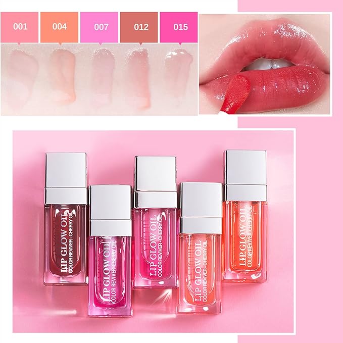 Lip Oil Hydrating Tinted Lip Balm,