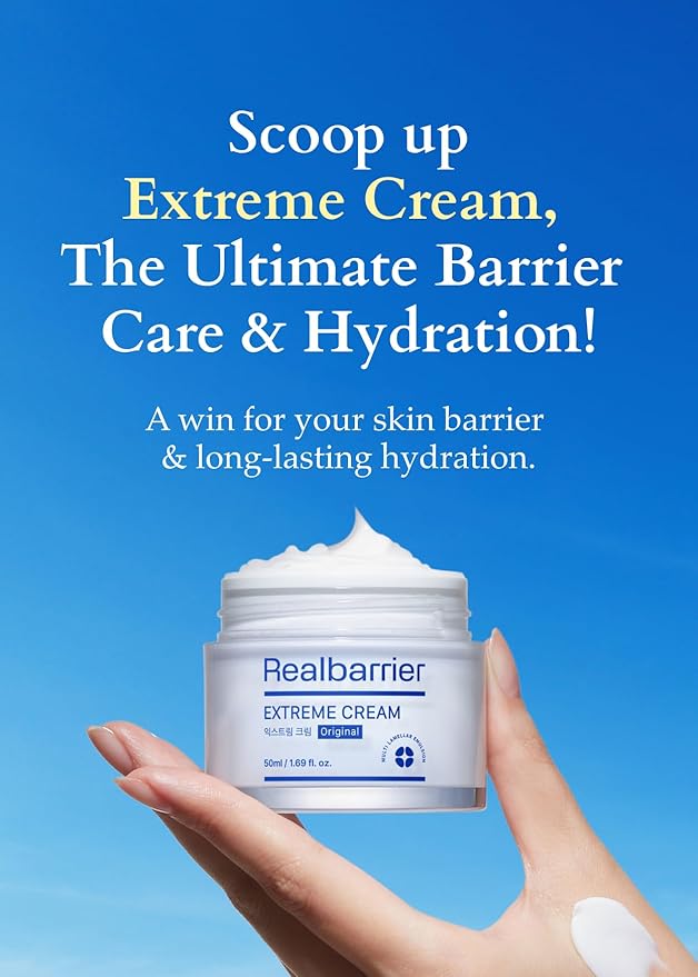 Real Barrier | Extreme Cream | Korean Moisturizer Face Cream, Korean Skin Care | Rich Face Lotion for Sensitive Skin | Hydrating Face Moisturizer with Hyaluronic Acid and Ceramides | 1.69 fl oz (50ml)