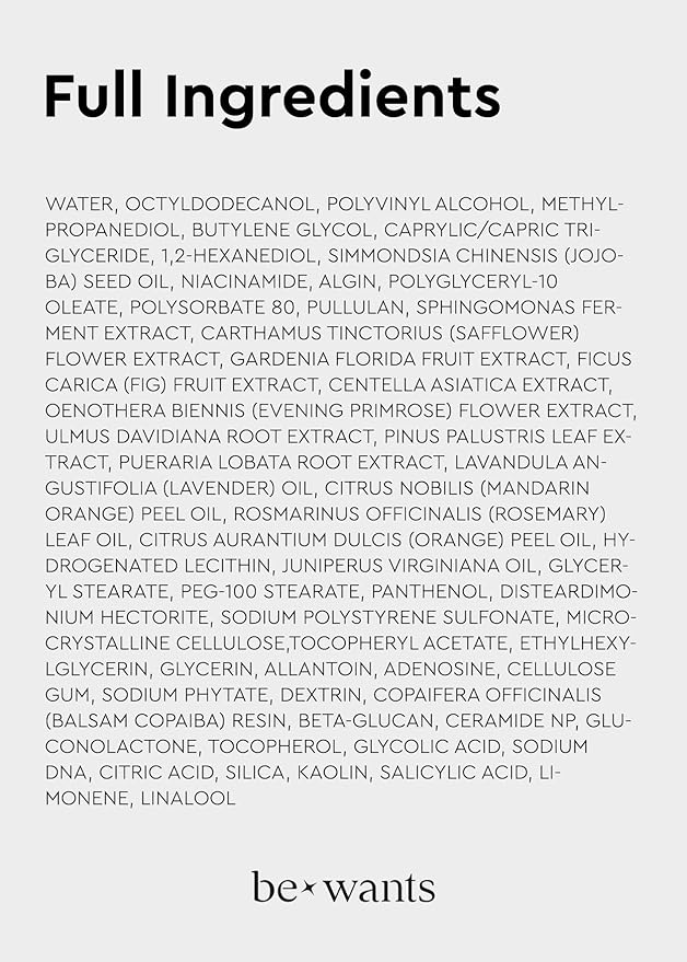 Bewants Seaweed PDRN Peel-Off Wrapping Jelly Mask 3.38 fl oz with Spatula | Facial Mask with AHA BHA & Niacinamide | Pore Minimizing | Smoother Skin Texture | 1 Pack