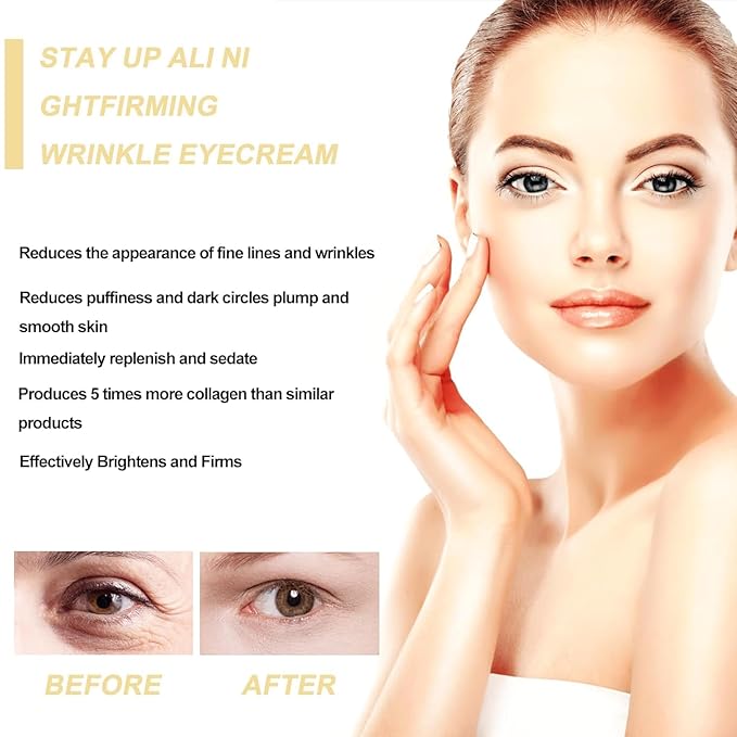 Eye Treatment Creams,Instants Firm Eye Cream, 2PCS Temporary Eye Tightener Eye Cream Anti Aging Fine Lines, Firm That Delicate Skin Under Your Eyes