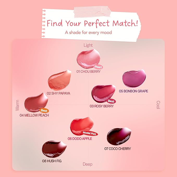 FRUDIA Korean Makeup Lip + Cheek Glow Jam |Long lasting, Moisturizing & Plumping | Non - Sticky & Glossy Color for Eyes, Lips & Cheeks |Mellow Peach – Soft peach beige - 4.5 gm