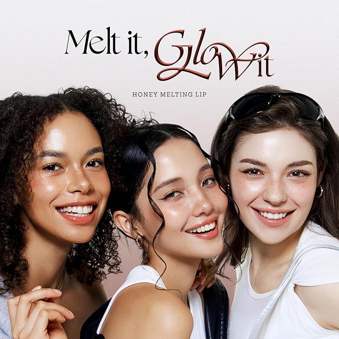 Nature Republic HONEY MELTING LIP PLUMPING (21 DIRTY CHOCO) SOFT LIP STICK, Hydrating Gloss, Moisturizing balms, Volumizing formula & Sheer tint, Glowy Finish, korean make up, Stocking Stuffers