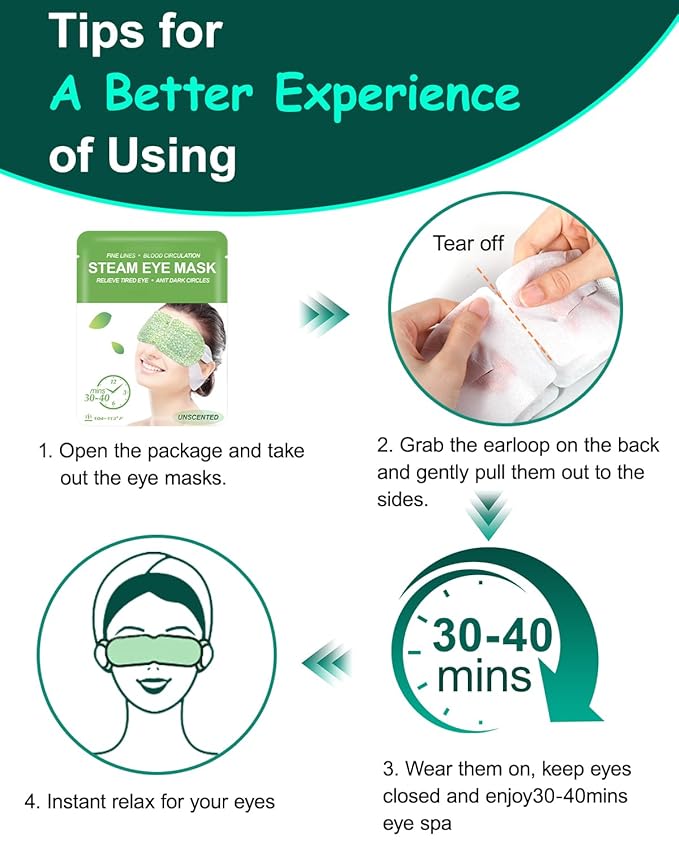 16 packs steam eye masks