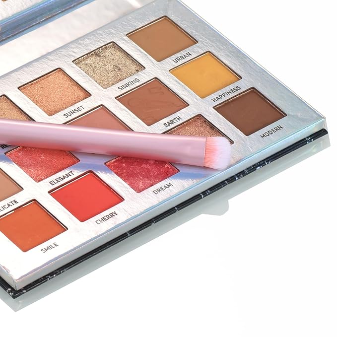 111 Makeup Brushes Set 22 Pcs Makeup Kit With Case Premium Soft Synthetic Hair Foundation Brush Concealer Brush Eyeshadow Brush Transparent Make up Brushes Set With Beauty puff(Pink, 22pcs)