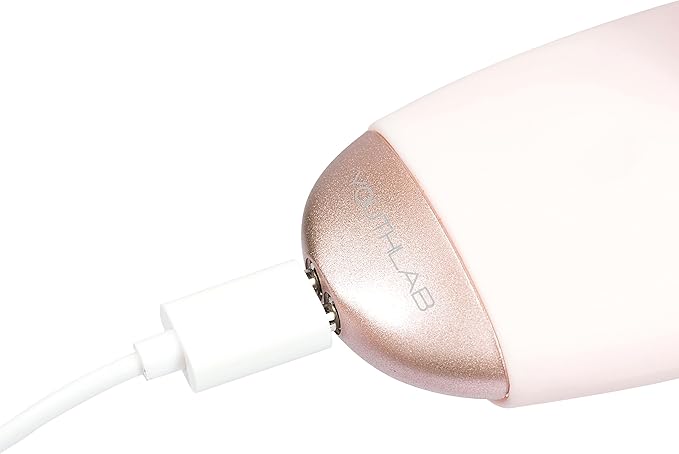 SoniGlow Silicone Facial Cleansing Brush – Electric Vibrating Skincare Scrubber Tool for Deep Pore Cleansing, Gentle Massage, Makeup Removal, Waterproof and Rechargeable (Pink)