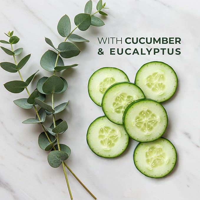 Pueblo Remedy Body Wash, Cucumber & Eucalyptus – Soothing & Invigorating Shower Gel, Vegan & Cruelty-Free, 16.9 Oz