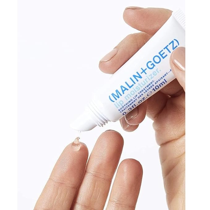 Malin + Goetz Lip Moisturizer for Men & Women, 0.3 Fl. Oz. - Hydrating Lip Gel for Chapped Lips, Nourishing Dry Lip Treatment, Vegan & Cruelty Free
