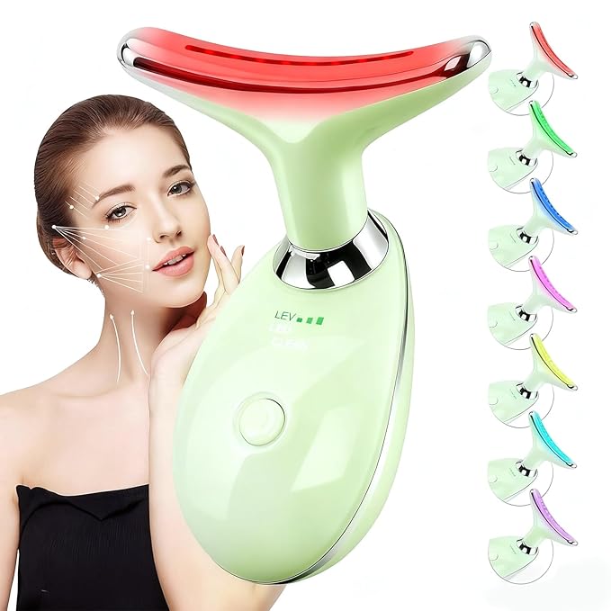 Face and Neck Massager,7 Colors Womens Skin Care