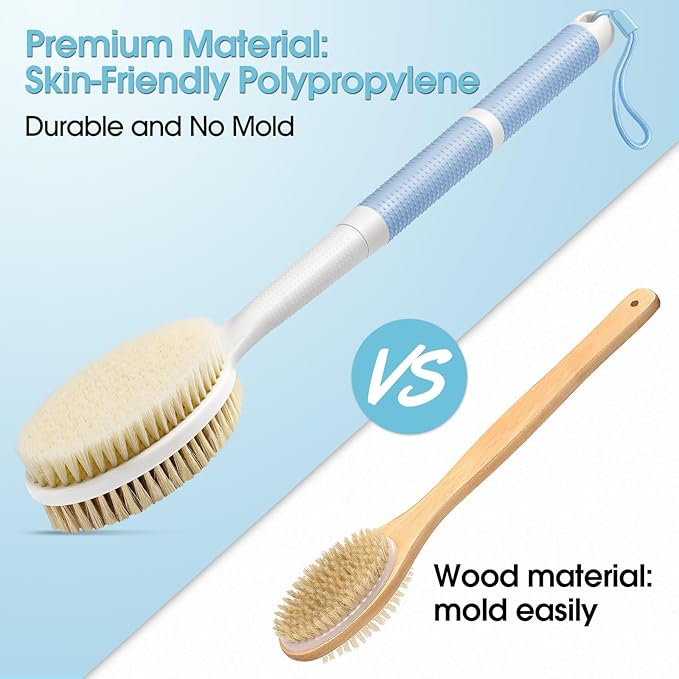 Back scrubber anti slip for