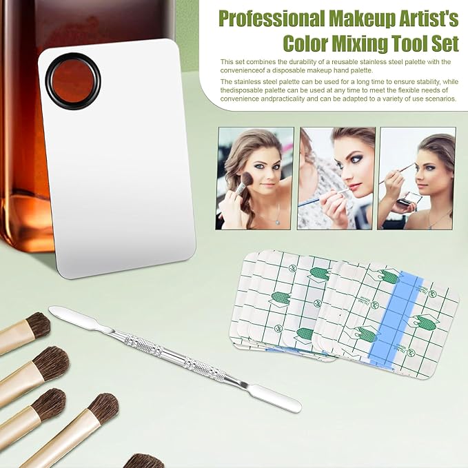 Makeup Mixing Palette Set, Makeup Hand Palette Single