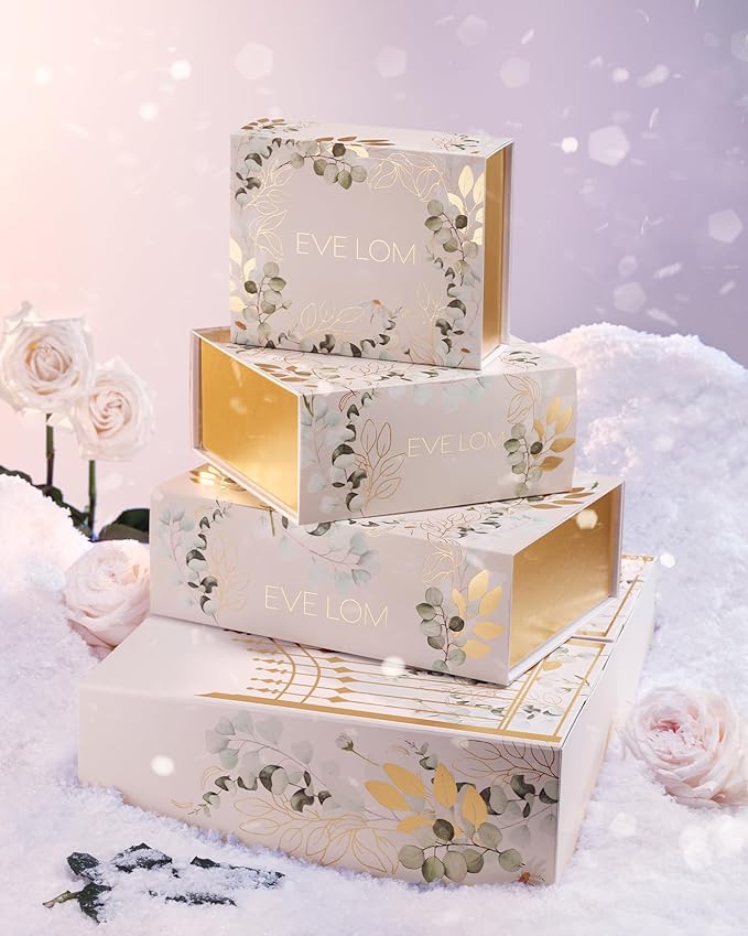 EVE LOM Award-Winning Holiday Skincare Set with 6 EVE LOM Products - Complete Skin Care Collection for Glowing All-Year Complexion