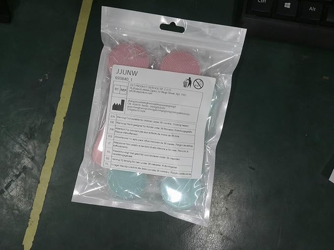 4 Pack Silicone Manual Facial Cleansing Brush, Skin Friendly Waterproof Face Cleaning Scrubber Exfoliator Brush for Blackheads Whiteheads Makeup Residues Removal (Blue, Pink)