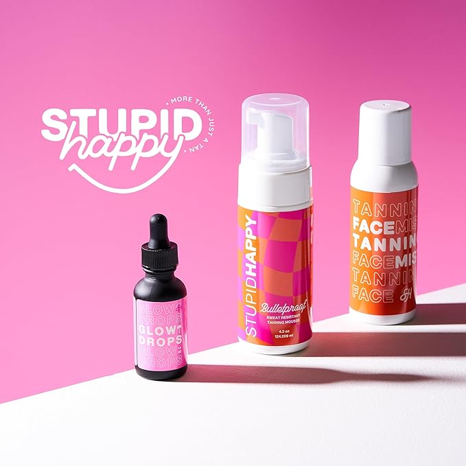 Glow Drops Self Tanning Serum | Customizable Face Tanning Drops with Aloe & Vitamin E | Hydrating Serum Streak-Free Formula for Natural Buildable Glow | illuminating Skin Booster | 1.4 Fl Oz