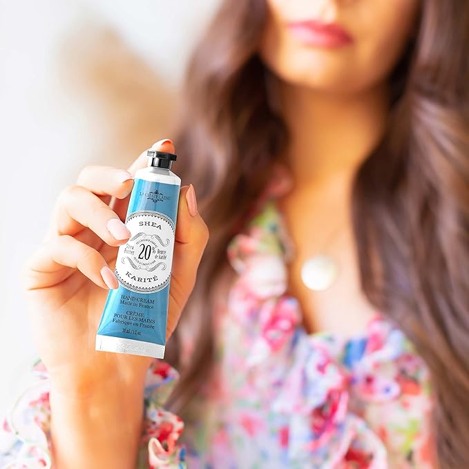 La Chatelaine 20% Shea Butter Hand Cream, Travel Size, Organic Argan Oil, Moisturizing, Nourishing, Extra-Rich Hand Lotion, Made in France, Paraben Free, 1 oz / 30ml (Shea)