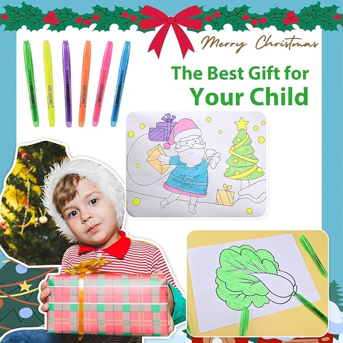 coruscant Highlighter - 36 pack color highlighter, color transparent visible fluorescent pen shell, wide chisel point mark, fluorescent pen, school, office