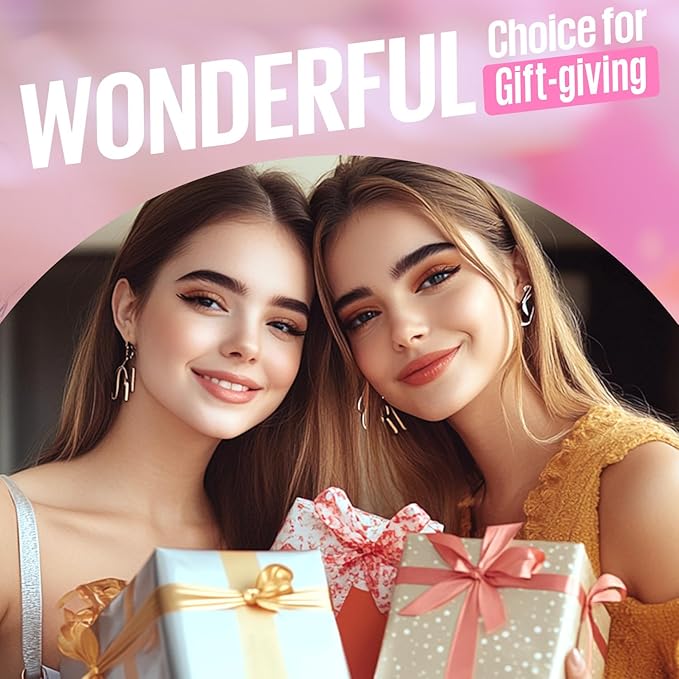 MEFA 56 Pcs Gel Nail Polish Kit with U V Light, 32 Colors Bright Neon Spring Summer Fall Pink Gel Polish Nail Set Essential Manicure Tools Nails Decorations Gifts for Women