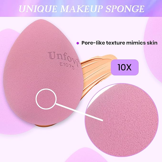 Multicolor Makeup Sponges Set, 7Pcs Ultra-soft and Latex Free Makeup Sponge for Foundation, Drop Shape Beauty Cosmetic Blender For Powder Cream and Liquid, Super Soft Wonder Cosmetic Applicator