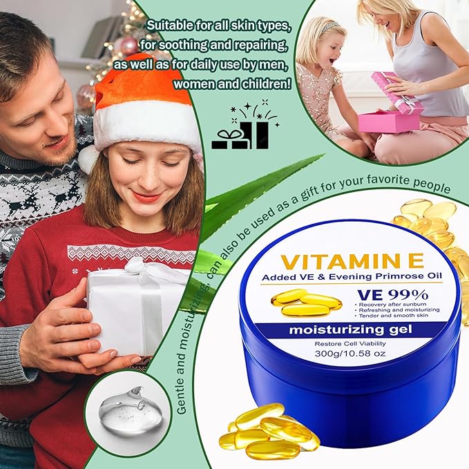 Moisturizing Gel for Face & Body,Non-sticky Gel After Sun Aloe Lotion Skin Care,Fast Absorbing Long Lasting Refreshing Hydrating Face Moisturizer for All Skin Types G