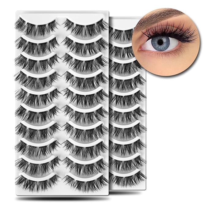 Pre Mapped Lash Clusters 160 Psc 20 sets per pack Lash Clusters DIY Eyelash Extension Doll-Eyed Pre Maped Cat Eye Spiky Cluster Eyelashes