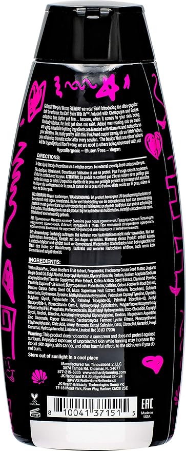 You Can't Swim With Us Indoor/Outdoor Dark Tan Enhancer - Fabulously Fetch Coconut Juice Infused, Dramatically Dark Tan Enhancer, Pink Hued Formula 10 oz.