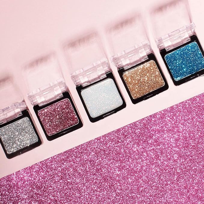 wet n wild Color Icon Glitter Eyeshadow Shimmer Groupie (Pack of 2)