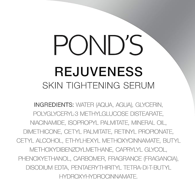 Pond's Skin Tightening Serum Visibly Tightens The Appearance Of Skin & Helps Slow New Signs of Aging Rejuveness Face Serum 1.7 Oz