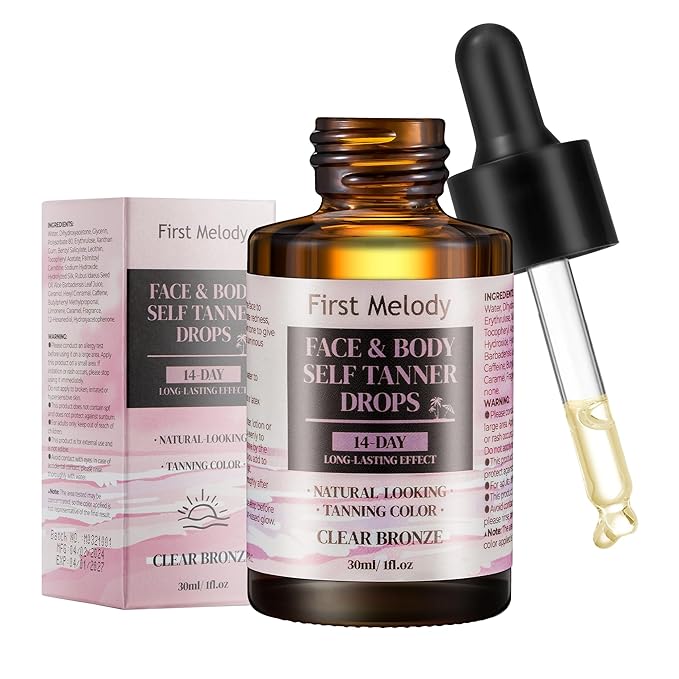 Self Tanner Drops for Face Tanner, Sunless Tan, Body & Face Self Tanner Drops (Drops-2)