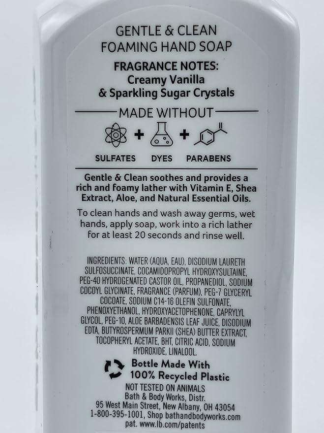 Bath and Body Works Kitchen Favorites Gentle & Clean Foaming Hand Soap, 8.75 fl. oz. (Variety, 5-Pack)
