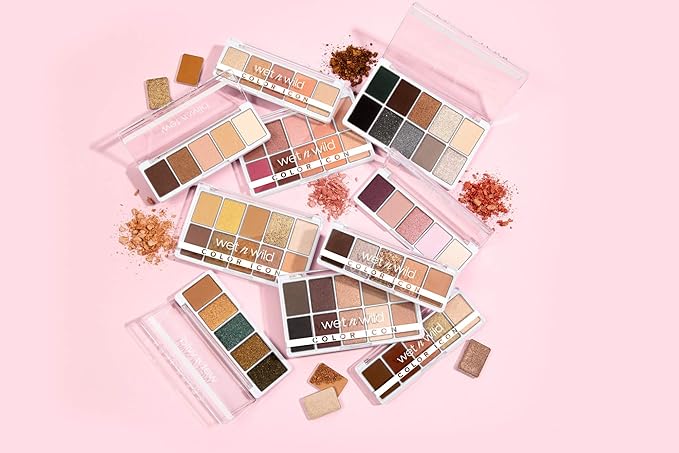 wet n wild Color Icon Eyeshadow Makeup 5 Pan Palette, Matte, Shimmer, Metallic, Long Wearing, Rich Buttery Pigment, Cruelty Free - Walking On Eggshells