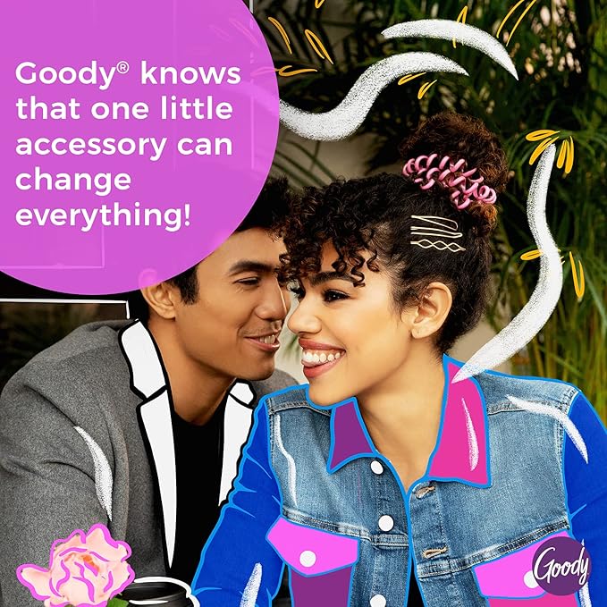 Goody x Total Texture Smoothing Brush - Vegan Boar Bristles Help Condition and Smooths Hair Cuticles for Enhanced Shine Shine - For Natural and Textured Hair - Non-Slip Grip