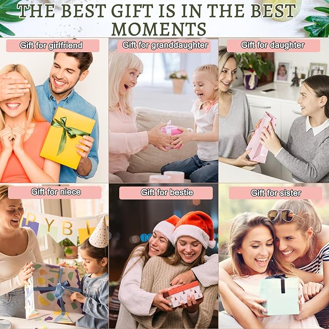 Gifts for Teenage Girls, Skincare Gift Tool Set for Teen Girls Ages 10 11 12 13 14 15 16 18,Tween Girl Gift Basket Stuffers,Daughter,Girlfriend,Women Birthday Gifts,Eye Mask,Jade Roller,Gua Sha