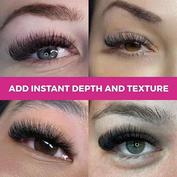 Eyesy Lash 500 Camellia Promade Fans - 5D 0.07 Size 11-13-15mm Curl CC - Natural Premade Lash Fans for Eyelash Extensions 3 Lengths in 1 Loose Pre Made Eyelash Create Depth, Texture, Layer, Volume