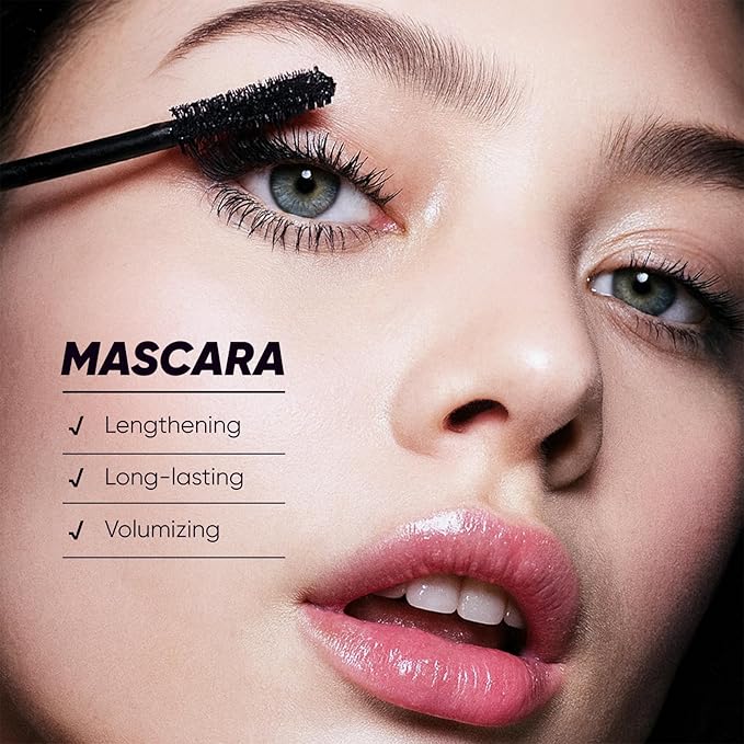 Tubing Mascara & Primer - Waterproof Long - Lasting Lash Extension Primer & Volumizing Mascara for Lash Growth & Curl - Smudge-Proof, Clump-Free, Easy Removal - Ideal for Sensitive Eyes