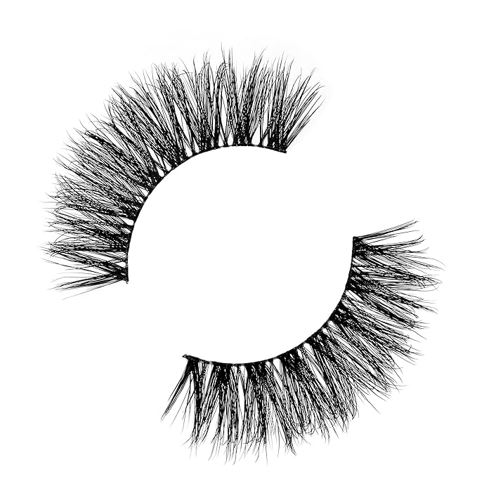 VEYESBEAUTY False Eyelashes Wispy Lashes Lightweight Natural Look Fluffy 3D Layered Volume Faux Mink Thin & Invisible Band Starfall Lashes, Comfortable and Reusable, 5 Pairs