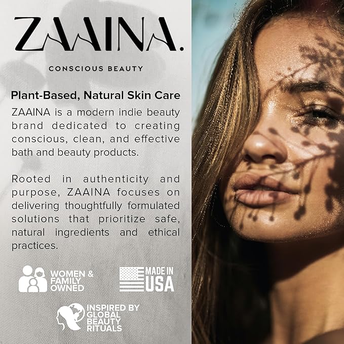 ZAAINA Extra Glow Face Serum - Natural Hydrating Glow Face Oil, Moisturizing Lightweight Oil for Dry, Dull & Sensitive Skin, Ayurvedic Moisturizer & Natural Primer for Makeup for all Skin Types - 1 oz