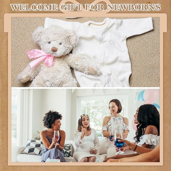 50 Sets Baby Shower Lip Balm Supplies