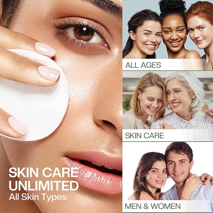 Glycolic Acid Pads 20%: Dual Sided Exfoliating Face Peels with Salicylic Acid & Niacinamide Reduce Surface Skin Fine Lines and Wrinkles Daily Facial Cleansing for All Skin Types 60 Count