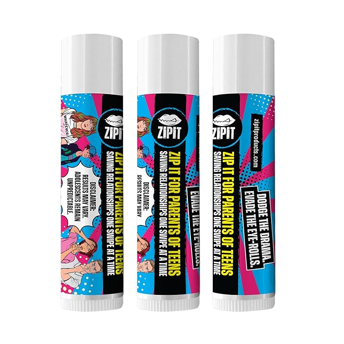 Zip It For Parents Of Teens Lip Balm - Saving Relationships One Swipe At A Time