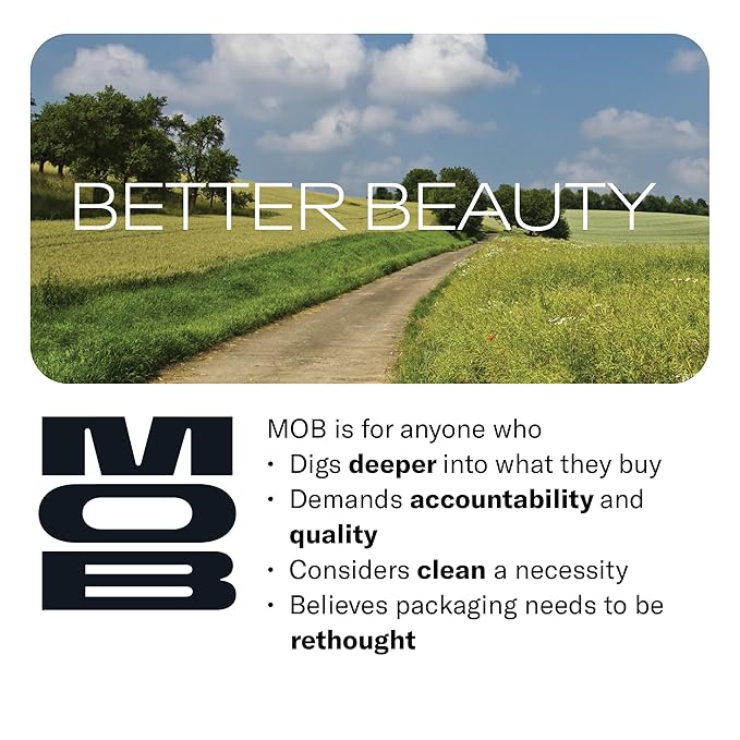 MOB Beauty Smooth Precision Waterproof Lip Liner M159 Cool-Toned Taupe – Long-Wearing, Glide-On Formula with 100% Natural Ingredients, Vegan and Cruelty-Free, Plastic-Free Formula and Packaging